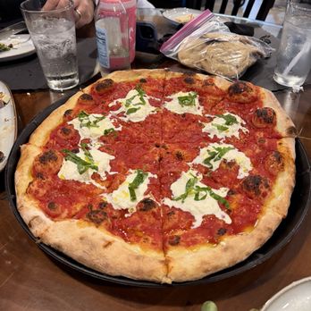 Olive Oil Pantry Restaurant - Margherita pizza - Mediterranean Near Me - Lathrop, California Olive Oil Pantry Restaurant - Margherita pizza - Mediterranean Near Me - Lathrop, California