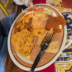 Rosa Cafe - Beef burrito plate