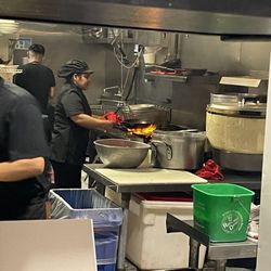 Emelina's Peruvian Restaurant - Kitchen at work