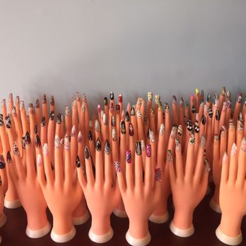 Diamond 3D Nails - So many options! Stones never fall off - Nail Salons Near Me - Azusa, California