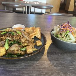 Lunch special Pad See Ew with salad Lunch special Pad See Ew with salad