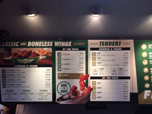 Menu photo 1 Wingstop Niles, IL
