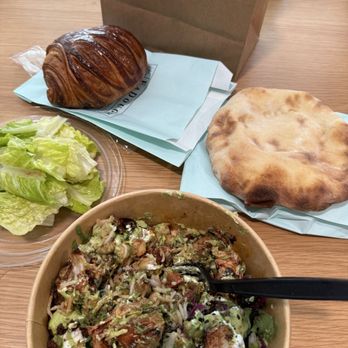 EaDough - Chicken Tikka Bowl with fresh made pita and Croissant - Pain au Chocolat - Bakeries Near Me - Houston, Texas EaDough - Chicken Tikka Bowl with fresh made pita and Croissant - Pain au Chocolat - Bakeries Near Me - Houston, Texas