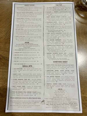 Menu photo 1 Tur San Francisco, CA