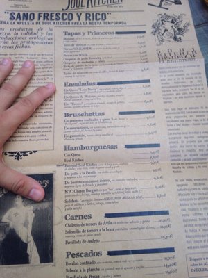 Menu photo 1 Soul Kitchen Ávila, AV