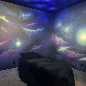 Club Joyful - Treatment room with custom art - Reiki Near Me - Los Angeles, California Club Joyful - Treatment room with custom art - Reiki Near Me - Los Angeles, California