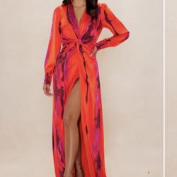 Premiere Cleaners - This is the dress I took in. I wanted to take the slit in a bit since I'm going to a company party. Not much just a bit.