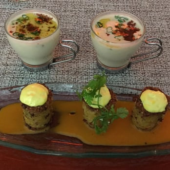 Marmalade - Soup appetizer and the paella bites - Caribbean Near Me - San Juan, Puerto Rico Marmalade - Soup appetizer and the paella bites - Caribbean Near Me - San Juan, Puerto Rico