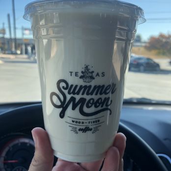 Summer Moon Coffee - winter moon (VERY SWEET) definitely recommend ordering a half winter moon if you're not into very sweet drinks. Very creamy! - Coffee & Tea Near Me - San Antonio, Texas Summer Moon Coffee - winter moon (VERY SWEET) definitely recommend ordering a half winter moon if you're not into very sweet drinks. Very creamy! - Coffee & Tea Near Me - San Antonio, Texas