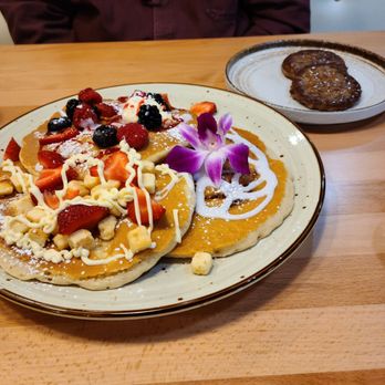 Eggcited Brunch House - Pancake flight - Breakfast & Brunch Near Me - McKinney, Texas Eggcited Brunch House - Pancake flight - Breakfast & Brunch Near Me - McKinney, Texas
