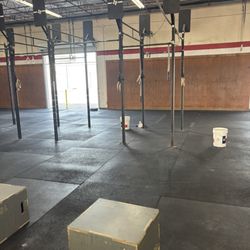 Mission CrossFit - Lots of rig space.  This is just a small portion.