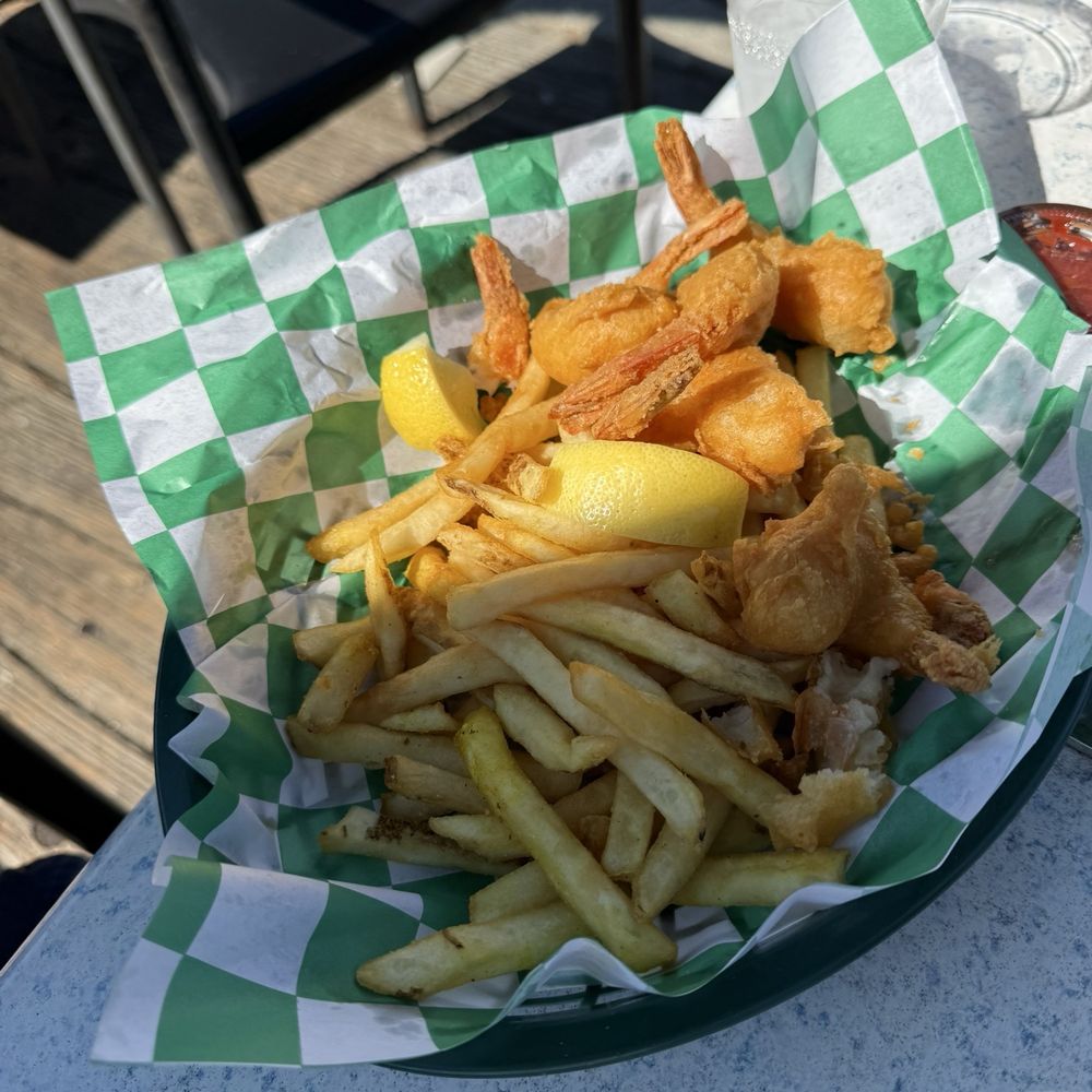 Tognazzini's Dockside Too - Shrimp and fries - Seafood Near Me - Morro Bay, California Tognazzini's Dockside Too - Shrimp and fries - Seafood Near Me - Morro Bay, California