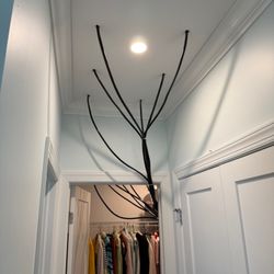 Restore You  - Hoses connected to yellow heater to dry out water damaged ceiling