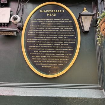 Shakespeare's Head - Pubs Near Me - London, XGL Shakespeare's Head - Pubs Near Me - London, XGL