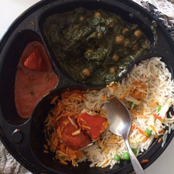 India House Restaurant - The "chicken tikka masala" lunch box that was majority spinach and very little curry - Indian Near Me - Brooklyn, New York India House Restaurant - The "chicken tikka masala" lunch box that was majority spinach and very little curry - Indian Near Me - Brooklyn, New York