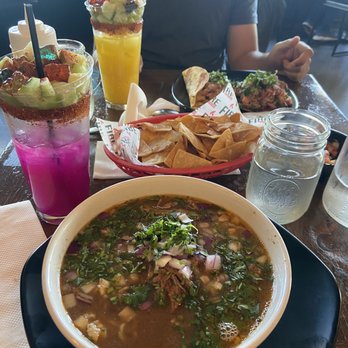 Fire Tacos - Birria ramen, agua Fresca cooler dragon fruit and mango - Tacos Near Me - Seattle, Washington Fire Tacos - Birria ramen, agua Fresca cooler dragon fruit and mango - Tacos Near Me - Seattle, Washington