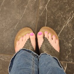 Star Nails - Matching toes!