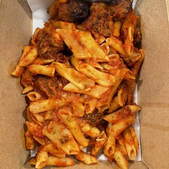 Cali Bros Pizza - Penne meatball pasta - Chicken Wings Near Me - Fresno, California