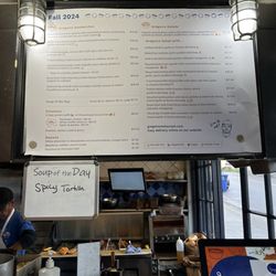 Grégoire - Menu as of November 2024