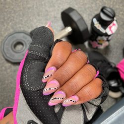 Serenity Nail Spa - Oval Abstract Nails