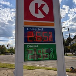 Circle K - Outside. Circle K street sign at the intersection of Hope Valley Rd and Highway 54.