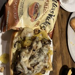 Jerk chicken hoagie Jerk chicken hoagie