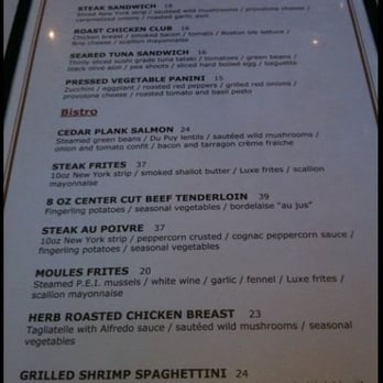 Luxe Bistro - Fall-Winter 2010 Menu - Steakhouses Near Me - Ottawa, Ontario Luxe Bistro - Fall-Winter 2010 Menu - Steakhouses Near Me - Ottawa, Ontario