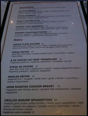 Menu photo 4 Luxe Bistro Ottawa, ON Menu photo 4 Luxe Bistro Ottawa, ON
