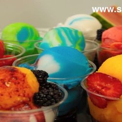 Soul-Ice - Soul-Ice is a water-based frozen dessert mixed with fresh cut fruit.