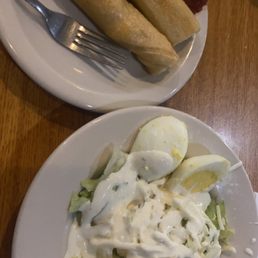 Salad bar and breadsticks Salad bar and breadsticks