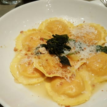 Strada - Pumpkin ravioli sage butter sauce. AMAZING - Italian Near Me - London, XGL Strada - Pumpkin ravioli sage butter sauce. AMAZING - Italian Near Me - London, XGL