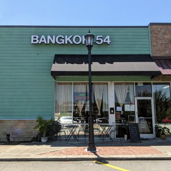 Bangkok 54 - Outside. Storefront. Located in Falconbridge Shopping Center. - Thai Near Me - Chapel Hill, North Carolina Bangkok 54 - Outside. Storefront. Located in Falconbridge Shopping Center. - Thai Near Me - Chapel Hill, North Carolina