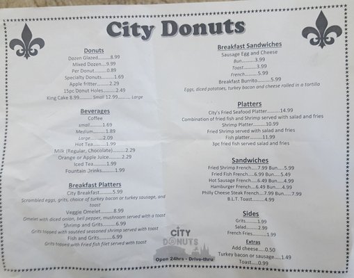 Menu photo 8 City Donuts & Cafe New Orleans, LA