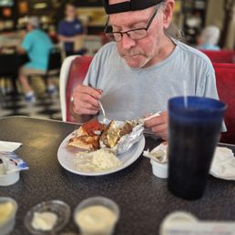 My husband don and his deviled crab