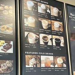 Woods Coffee - Menu May, 2024