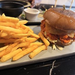 Chicken 65 Burger Chicken 65 Burger