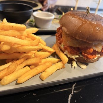 Desi Twist - Chicken 65 Burger - Indian Near Me - Hoover, Alabama Desi Twist - Chicken 65 Burger - Indian Near Me - Hoover, Alabama