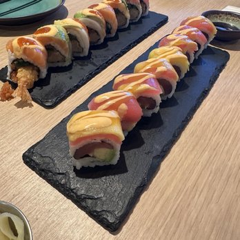 Oh Baby Sushi - Mango Salmon Roll (8pcs) Spicy Tuna Crunch (8pcs) - Vegetarian Near Me - Sunnyvale, California Oh Baby Sushi - Mango Salmon Roll (8pcs) Spicy Tuna Crunch (8pcs) - Vegetarian Near Me - Sunnyvale, California