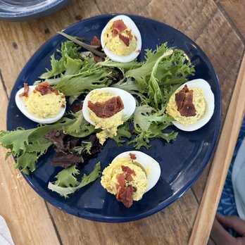 Flamingo Landing - Deviled Eggs - Seafood Near Me - Gulfport, Mississippi Flamingo Landing - Deviled Eggs - Seafood Near Me - Gulfport, Mississippi
