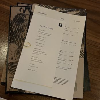 Uchiko Austin - menu - Sushi Bars Near Me - Austin, Texas Uchiko Austin - menu - Sushi Bars Near Me - Austin, Texas