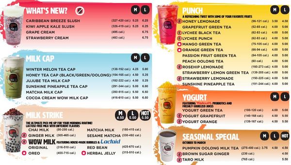 Menu photo 2 Kung Fu Tea New York, NY Menu photo 2 Kung Fu Tea New York, NY