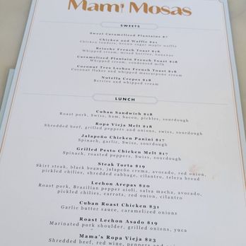 Mamimosas - Menu - Breakfast & Brunch Near Me - West Covina, California