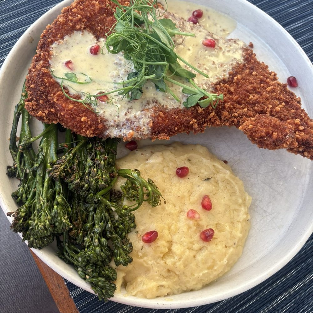 The Citizen - Pork schnitzel - New American Near Me - Alys Beach, Florida The Citizen - Pork schnitzel - New American Near Me - Alys Beach, Florida