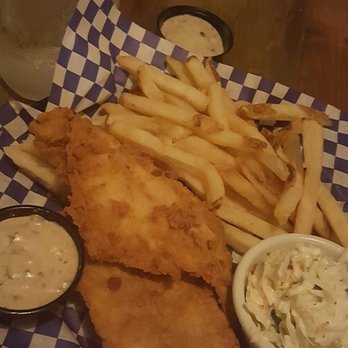JT Hannah's Kitchen - Fried catfish with coleslaw and fries. The fish and tartar sauce were really good! - American Near Me - Pigeon Forge, Tennessee JT Hannah's Kitchen - Fried catfish with coleslaw and fries. The fish and tartar sauce were really good! - American Near Me - Pigeon Forge, Tennessee