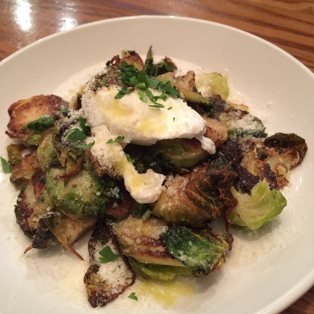 Cibo e Beve - Brussel sprouts appetizer. Freaking amazing! (No bacon in ours) - Italian Near Me - Atlanta, Georgia Cibo e Beve - Brussel sprouts appetizer. Freaking amazing! (No bacon in ours) - Italian Near Me - Atlanta, Georgia