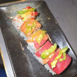 Wild Ginger - May Roll Lobster salad tuna and salmon..so fresh so we'll crafted and yummy