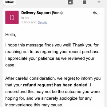 Vons - Denial for refund for EXPIRED products - Grocery Near Me - Whittier, California Vons - Denial for refund for EXPIRED products - Grocery Near Me - Whittier, California