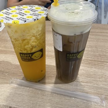 Happy Lemon - BOGO Passionfruit Green Tea and Lemon Black Tea :) - Bubble Tea Near Me - Orlando, Florida