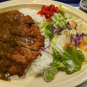 Miyabi-Tei - Chicken katsu curry with salad - Japanese Near Me - Costa Mesa, California Miyabi-Tei - Chicken katsu curry with salad - Japanese Near Me - Costa Mesa, California