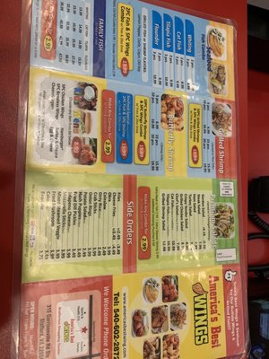 Menu photo 1 America's Best Wings Stafford, VA